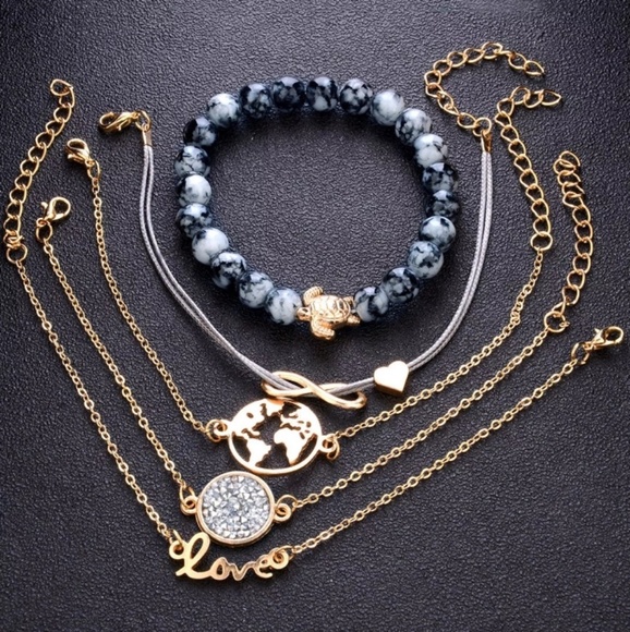 NWOT LAST ONE Pretty Layered bracelets - Picture 5 of 6